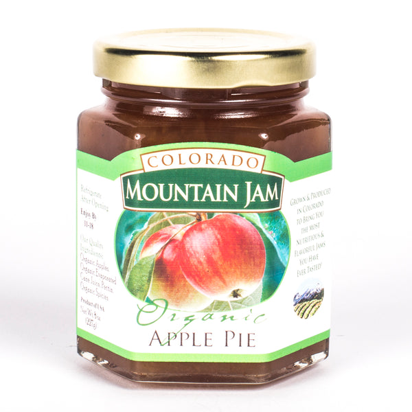 Organic Apple Pie Jam 8 oz Jar Made in Colorado